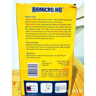 Thông cầu cống BIOMiCRO.WC (Vi sinh tự hoại) dạng chai