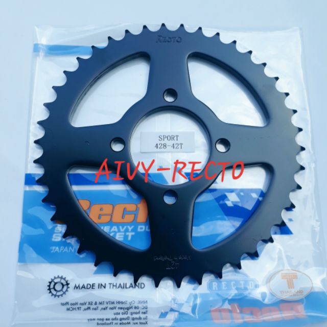 Dĩa su Sport Recto, size zin 42, thái lan