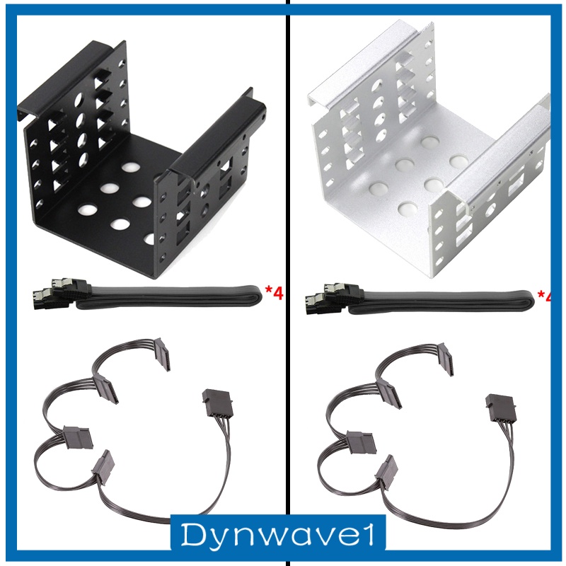 [DYNWAVE1] 2x Premium 4-Bay 2.5&quot; SSD HDD Hard Drive Caddy Adapter Bracket Mobile Holder