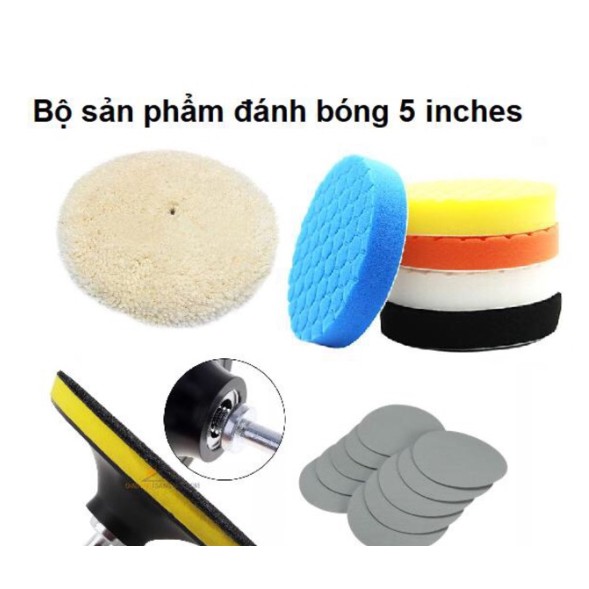 Bộ sản phẩm đánh bóng bề mặt 5 inches hoàn thiện