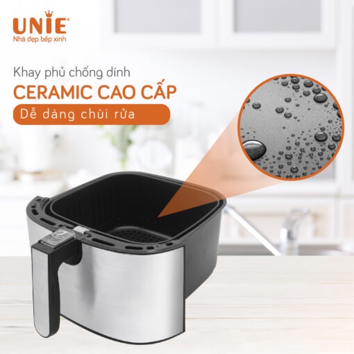 Nồi chiên không dầu UNIE UE-800 dung tích 8 Lít - Hàng chính hãng