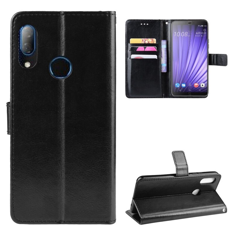 Bao Da Lật Cho HTC Desire 20 pro U19E U20 5G Ví Silicon Bảo Vệ Điện Thoại Ốp Lưng