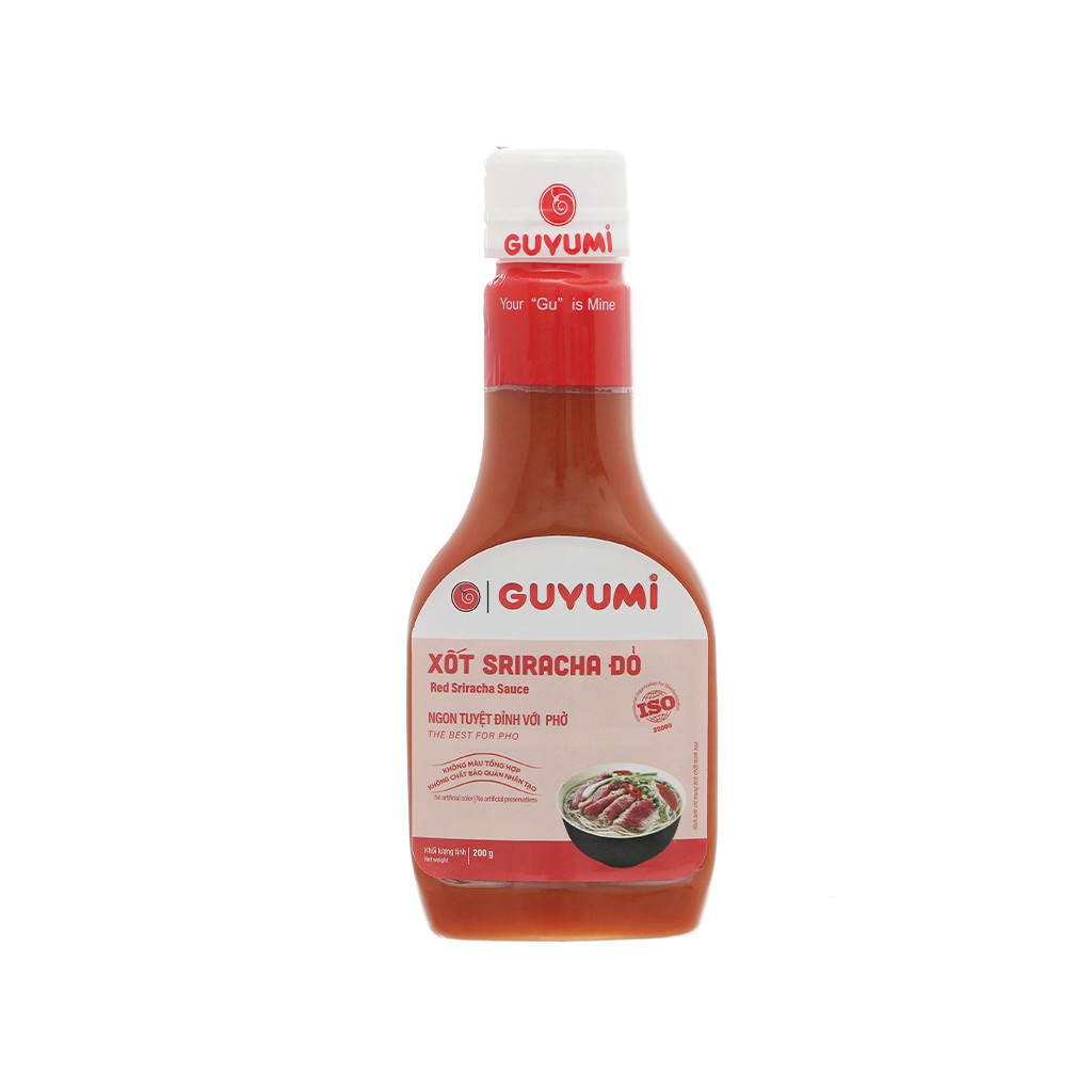 Xốt Sriracha đỏ Guyumi chai 200g