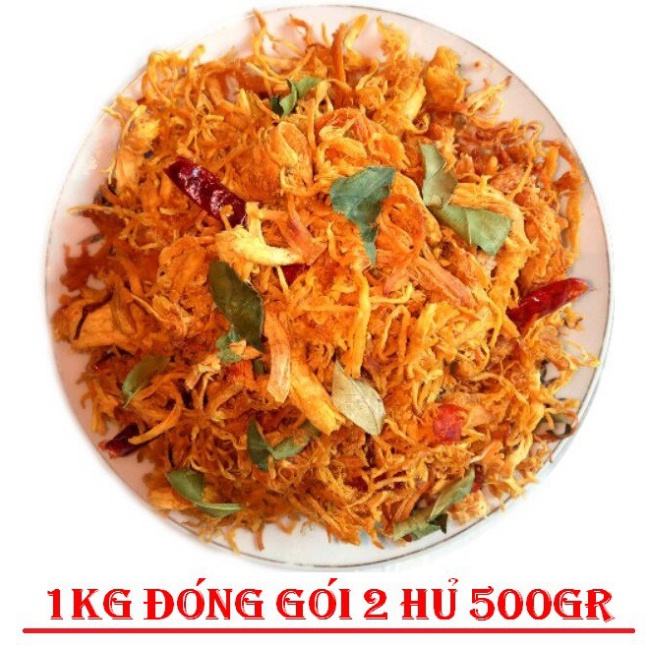 1KG Khô Gà Lá Chanh Loại Đặc Biệt Thơm Ngon | BigBuy360 - bigbuy360.vn