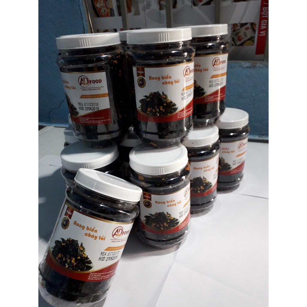 15 hũ rong biển cháy tỏi loại ngon (hũ 20g)