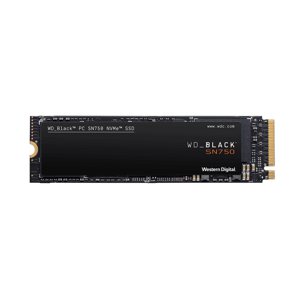 Ổ cứng gắn trong WD Black SN750 SSD 1TB PCIe Gen3 x4, 8Gbs, M2 2280 NVMe, Read up to 3470MB, Write up to 3000MB, up to 5