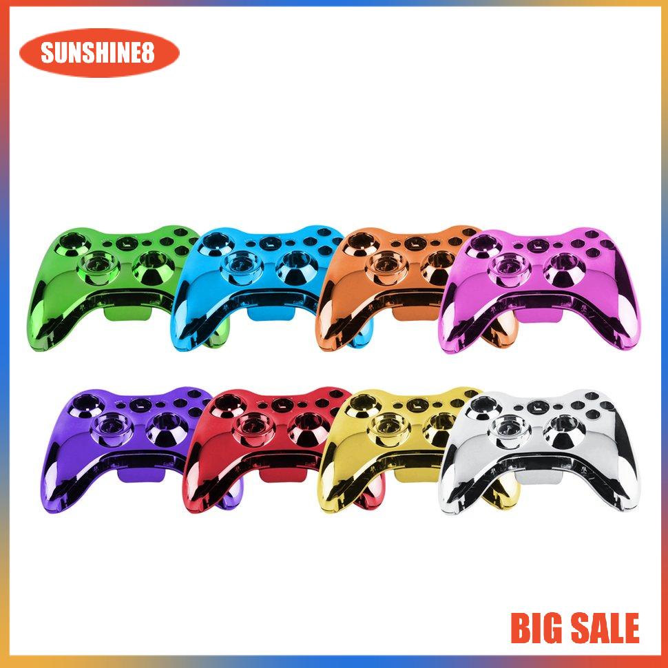【SUN】Wireless Controller Shell Case Bumper Thumbsticks Buttons Game for Xbox 360