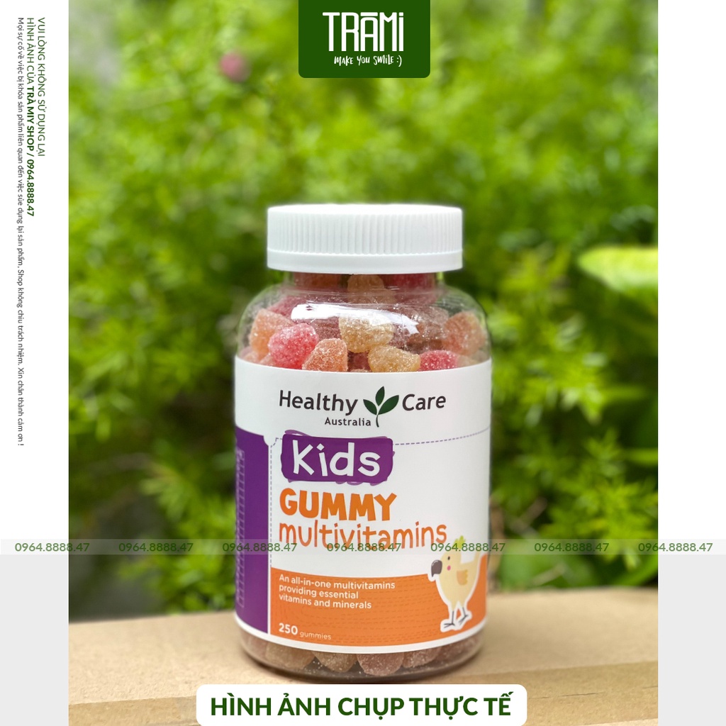 [CHÍNH HÃNG] Kẹo Dẻo Bổ Sung Vitamins Cho Bé Healthy Care. Kids Gummy Multivitamins Và Kids Gummy Omega-3