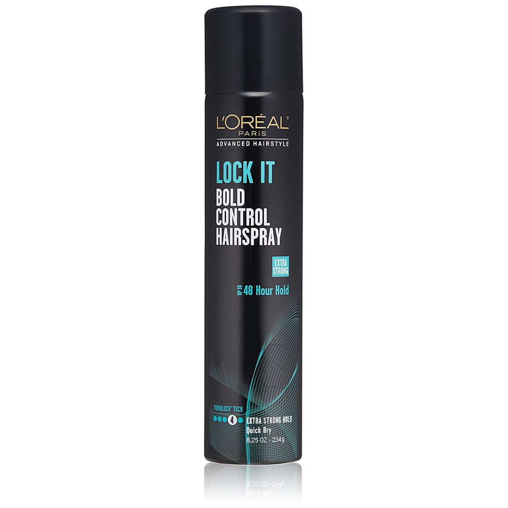 Bình keo xịt tạo hình tóc L'Oreal Paris Advanced Hairstyle Lock It Bold Control Hairspray 234g (Mỹ)