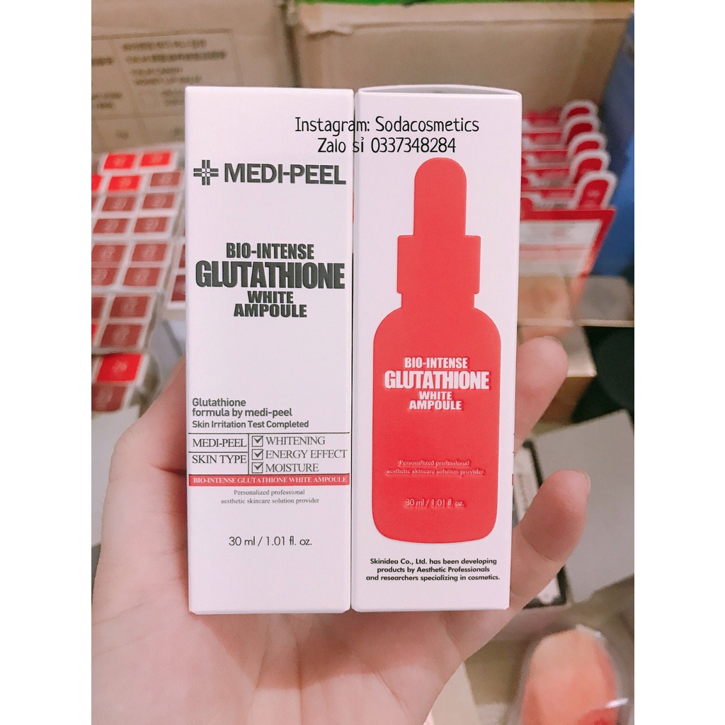 Serum Trắng Da MediPeel Glutathione 600 White Ampoule Serum 30ml