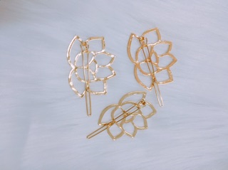 🎀 Kẹp tóc Hàn quốc hình hoa sen