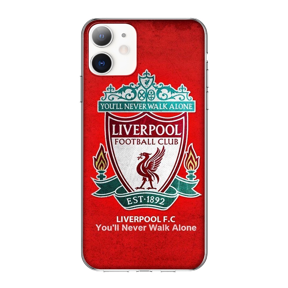 Ốp Điện Thoại Trong Suốt Hình Logo Câu Lạc Bộ Liverpool Cho iPhone 7 8 Plus 11 Pro Max RCZ57