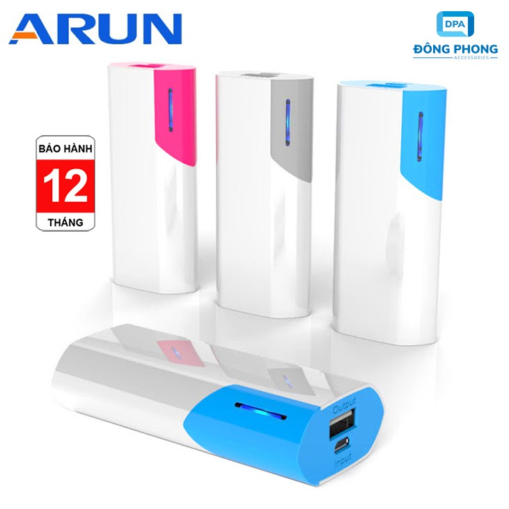 Pin Dự Phòng ARUN 5600 mAh Chính Hãng