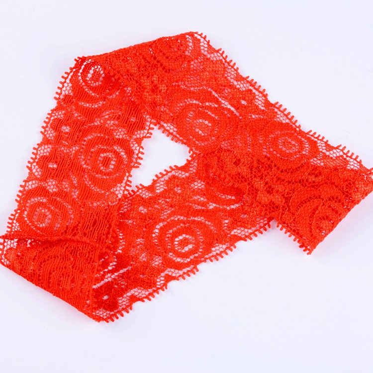 Băng đô ren co giãn 4cm nhiều màu phụ kiện bờm tóc #FD005