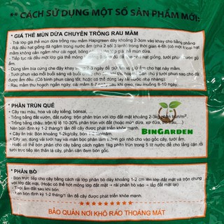 Giá thể mùn dừa Hapi Green 2kg
