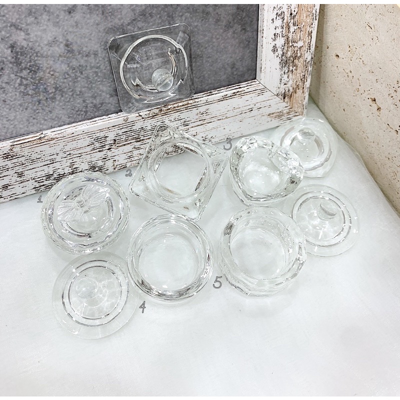 Hũ đựng lưu huỳnh Thủy Tinh &amp; Nhựa MaiAnhNails