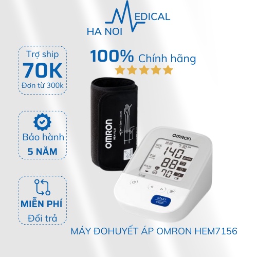 HEM 7156 - Máy đo huyết áp tự động bắp tay OMRON HEM - 7156 BẢO HÀNH 5 NĂM