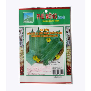 Hạt giống Dưa leo F1 PN-636 Phú Nông