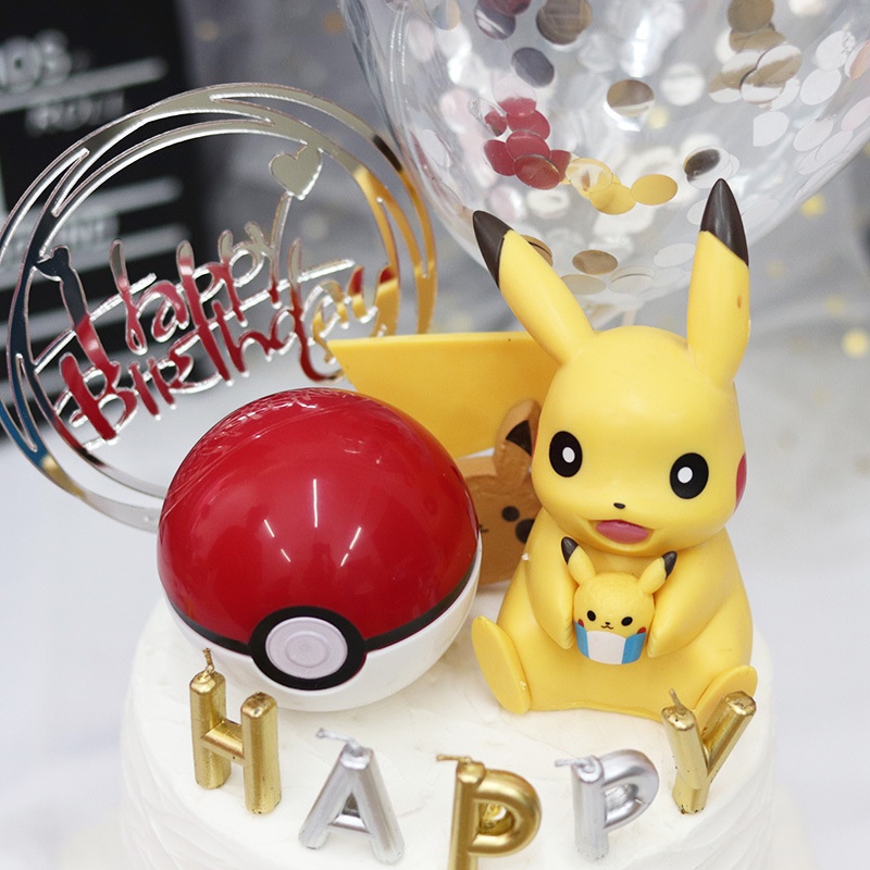 Pikachu trang trí - Phụ kiện trang trí bánh kem