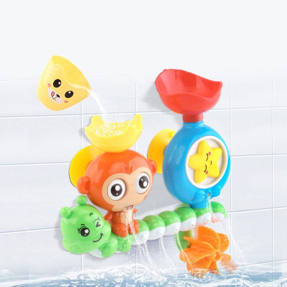 NICKOLAS Đồ Chơi Bồn Tắm Phun Nước Hình Khỉ Hoạt Hình Vui Nhộn Sáng Tạo Cho Trẻ Em