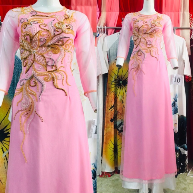 Áo dài chiffon 4 tà