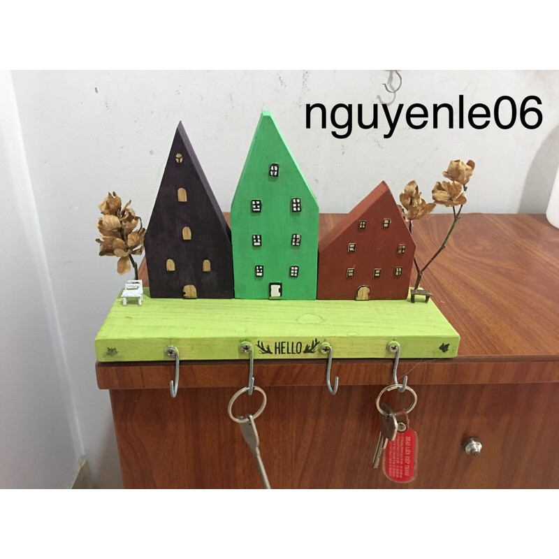 ✅✅Treo chìa khoá, móc khoá, dây chuyền handmade bằng gỗ tự nhiên