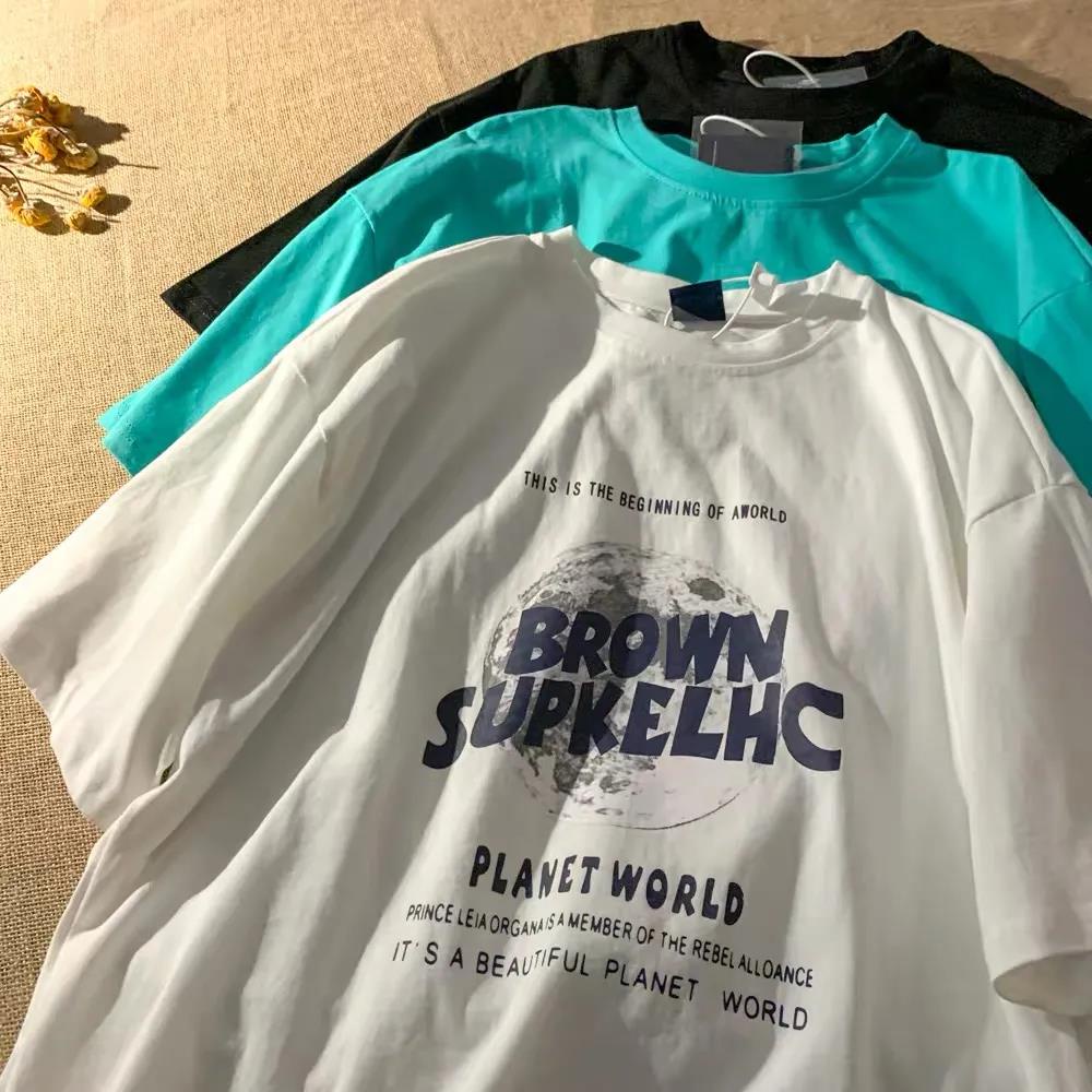 NRVP Áo Thun Nữ Cổ Tròn Ngắn Tay Thời Trang Mùa Hè Phong Cách Hàn Quốc 2022