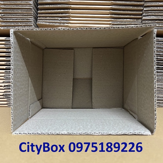 Set 10 hộp 20x20x10 hộp carton ship cod - 20x20x10 hộp đóng hàng