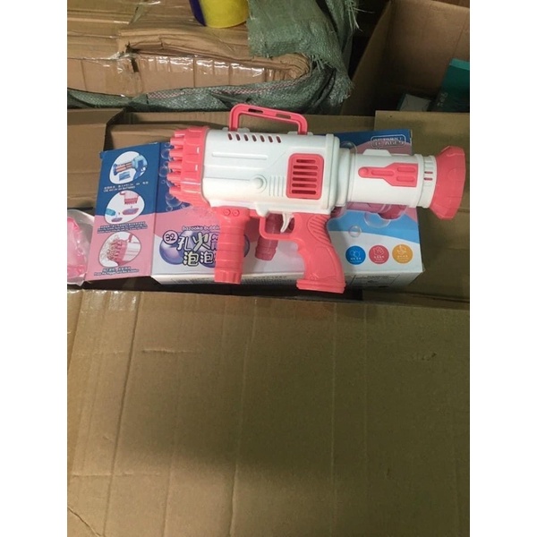 MVP2543 Súng Bắn Bong Bóng 44, 32, 10, 8 Nòng Siêu Mạnh (Tặng Pin, Nước)