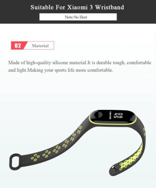 Dây đeo MIJOBS chính hãng cao cấp cho Xiaomi Miband 3 Xiaomi Miband 4