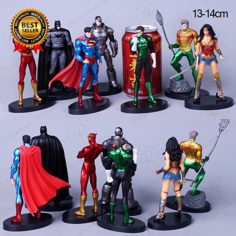 Bộ 7 mô hình các siêu anh hùng độc đáo của Dc Comic