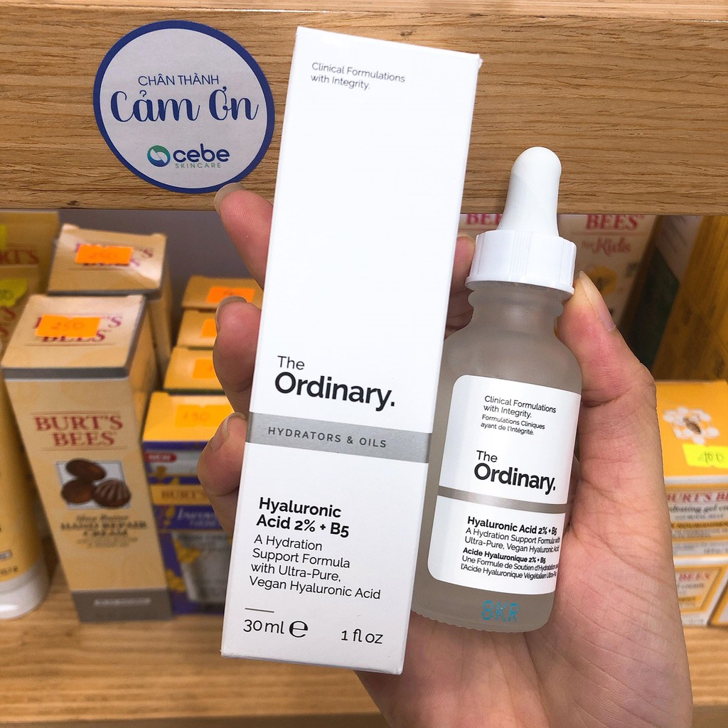 Serum dưỡng ẩm phục hồi da The Ordinary Hyaluronic Acid 2% + B5 (30mL)