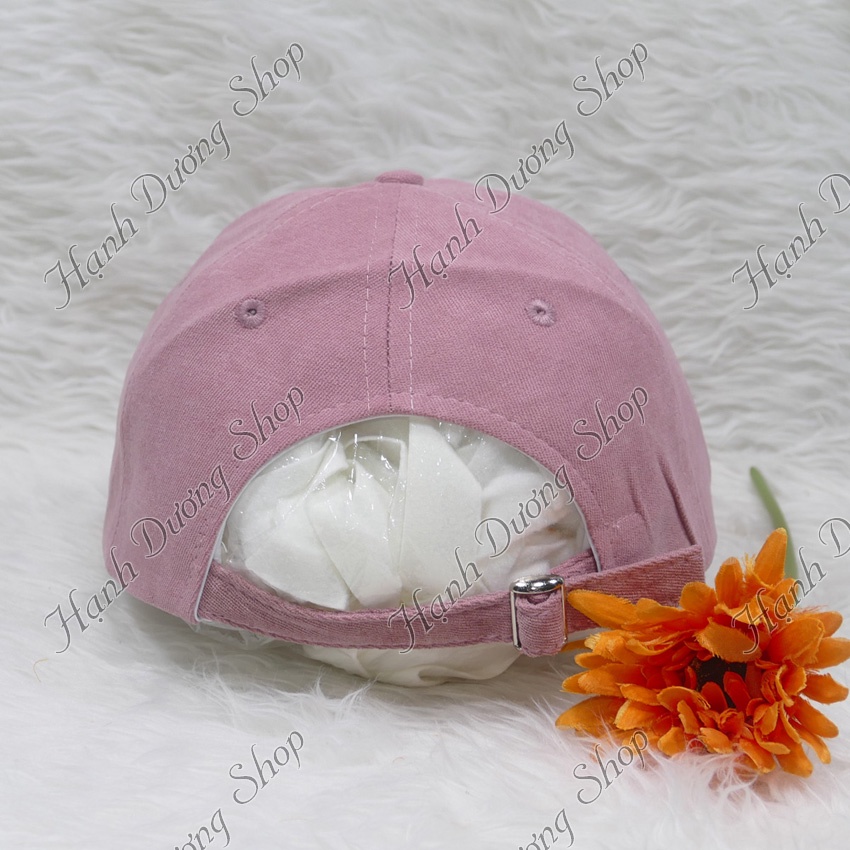 Nón kết nhung cao cấp mũ lưỡi trai nhung thêu lông xù chữ L thời trang cá tính phù hợp cả nam và nữ