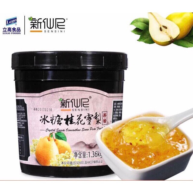 Mứt sốt Lê hoa quế