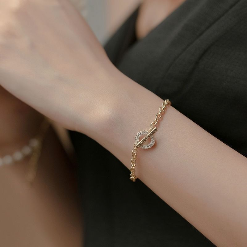 Vòng đeo tay thiết kế đơn giản thời trang Hàn Quốc