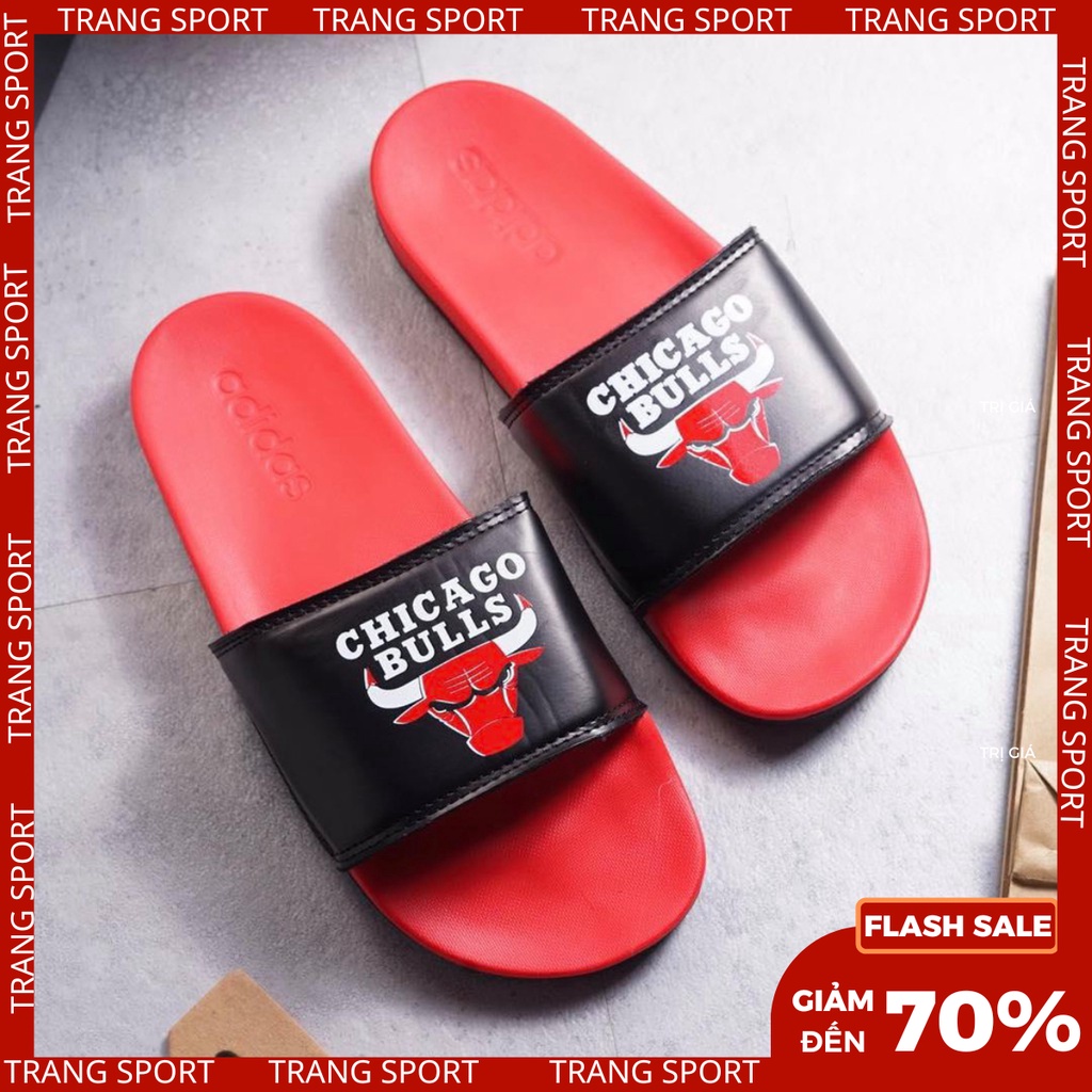 Dép adidas quai ngang Plus Chicago cực êm với thiết kế hơi #ngầu cho ae