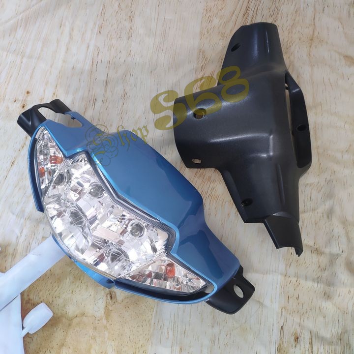 Bộ Combo đèn pha xe wave 2 bóng  - Gắn xe Wave ZX, Wave Anpha, Wave 110 đời 1997 đến 2006