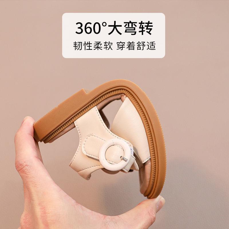 Xăng đan selipar tinggi budak perempuanselipar Phong Cách Công Chúa Mùa Hè 2022 Mới Cho Bé Gái