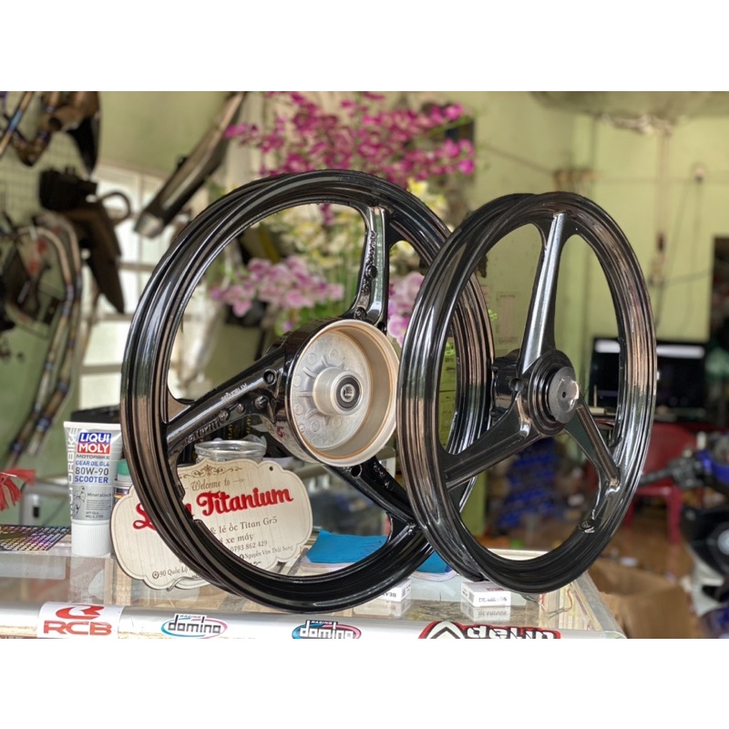 Mâm 3 đao sirius ex2010 at racing màu bóng