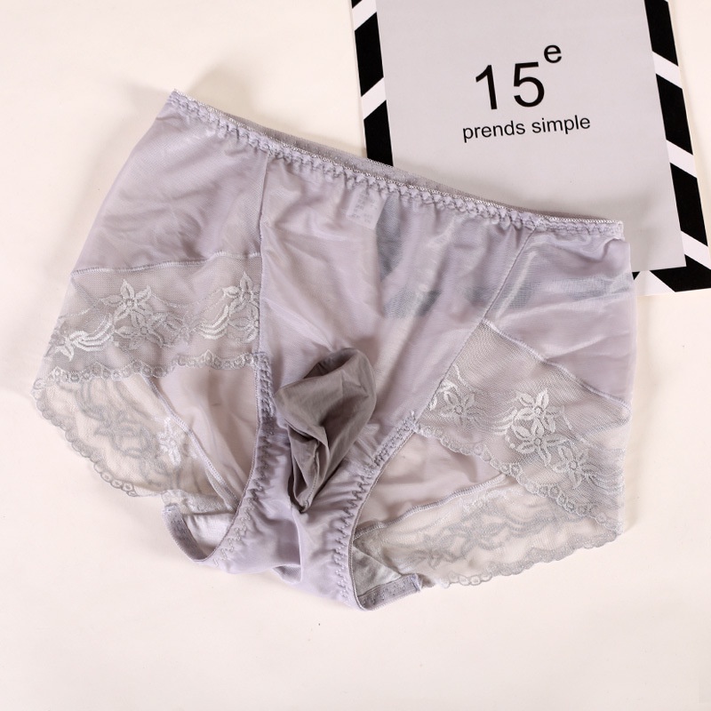 Quần lót ren lưới thoáng khí siêu mỏng gợi cảm cho nam
 | BigBuy360 - bigbuy360.vn