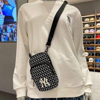 Túi đeo chéo mlb ny monogram mini cross bag black