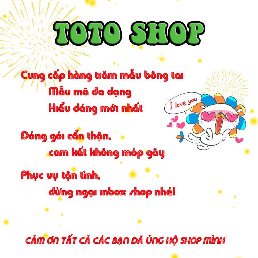 [01 đôi tùy chọn mẫu] Bông tai phong cách Hàn Quốc siêu dễ thương BSTKNu - [ToToShop]