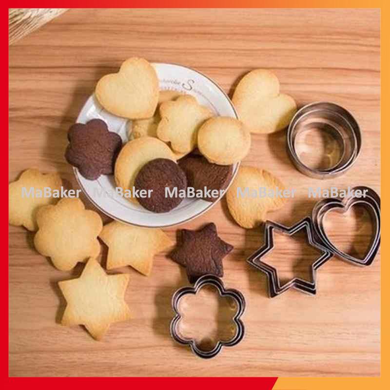 Khuôn Cutter nhôm tạo hình bánh quy nhiều mẫu mã, loại tốt, siêu bền đẹp - MaBaker