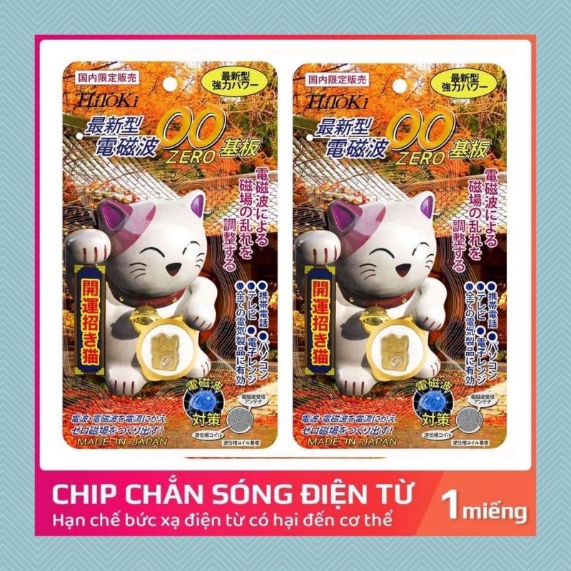 Chip Hitoki - Miếng dán ngăn bức xạ điện từ