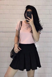 Áo len tăm cộc tay unni