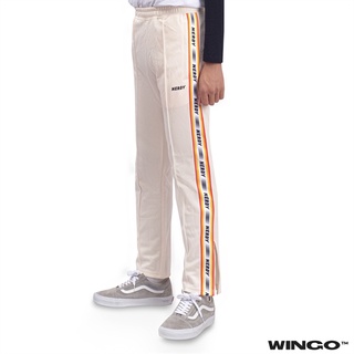 Quần chính hãng Nerdy Logo Tape Cream Track Pants