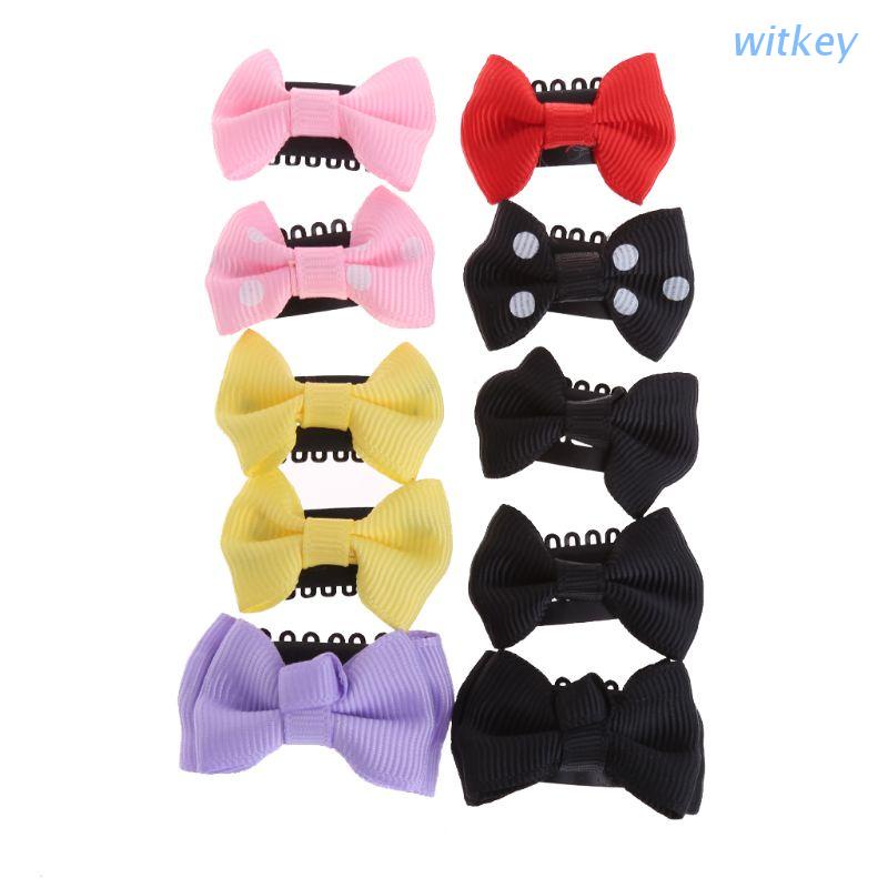 Kẹp Tóc Nơ Handmade Phong Cách Giáng Sinh Sáng Tạo