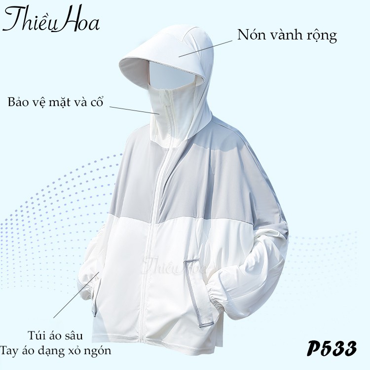 Áo Khoác Nữ Trung Niên Form Rộng Kaki dù cao cấp sang trong trẻ trung mặc mát mẻ chống nắng, chống gió cực tốt P533 | BigBuy360 - bigbuy360.vn