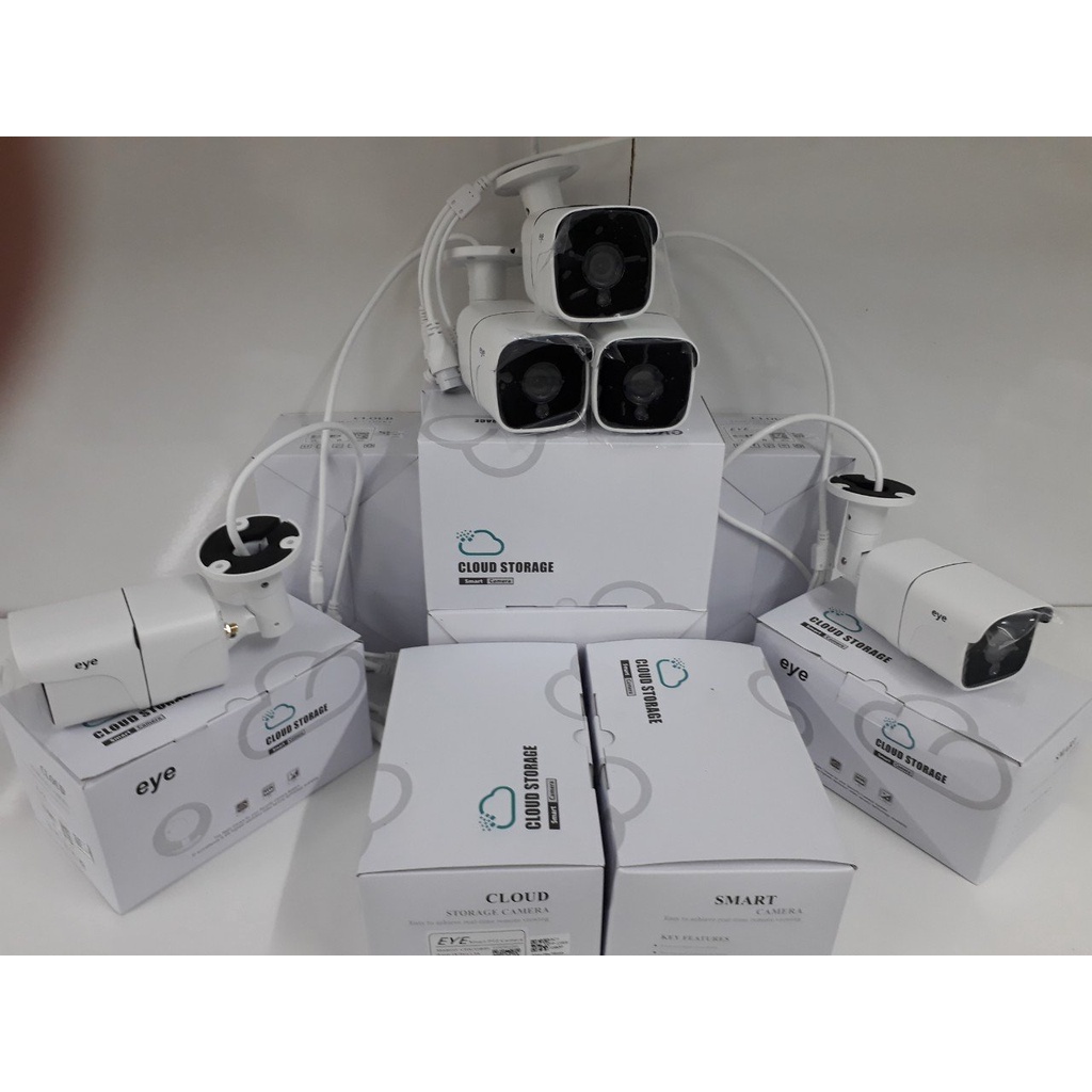 Camera IP Wifi Ngoài Trời Eye 2.0MP 1080p hồng ngoại ban đêm hồng ngoại ban đêm (Trắng)