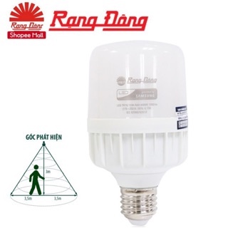 Đèn LED Bulb cảm biến radar 15W Rạng Đông TR70.RAD 15W